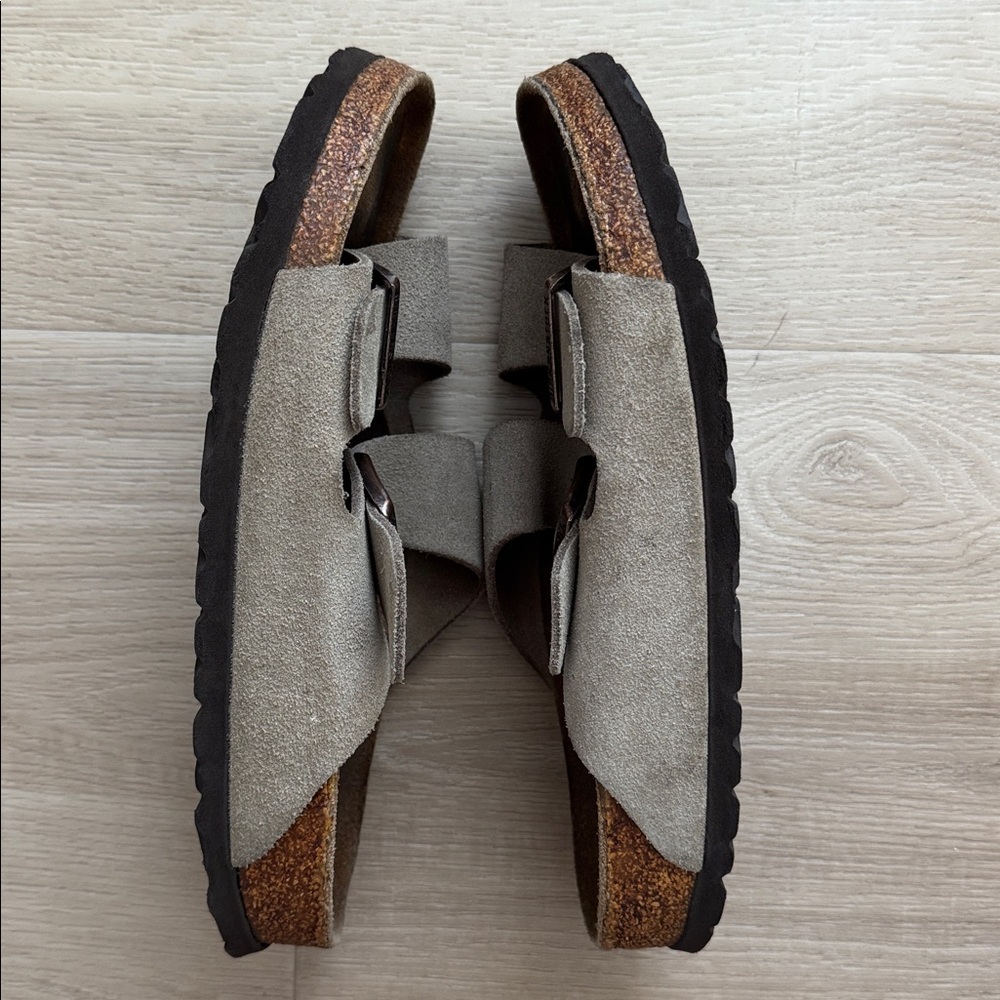 Birkenstock - Arizona Soft Footbed Sandal in Taupe - Picture 9 of 14